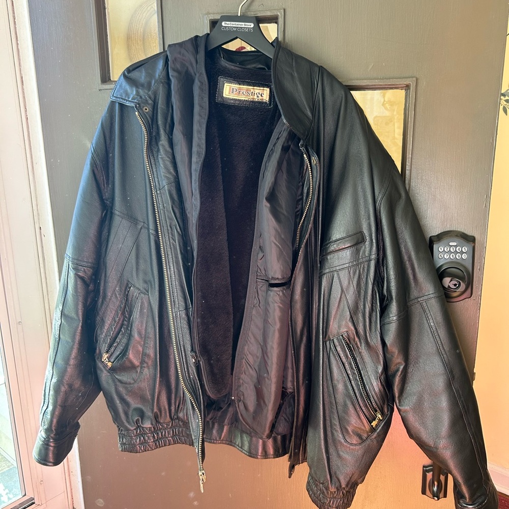 Prestige Leather Jacket with Lining - Men’s